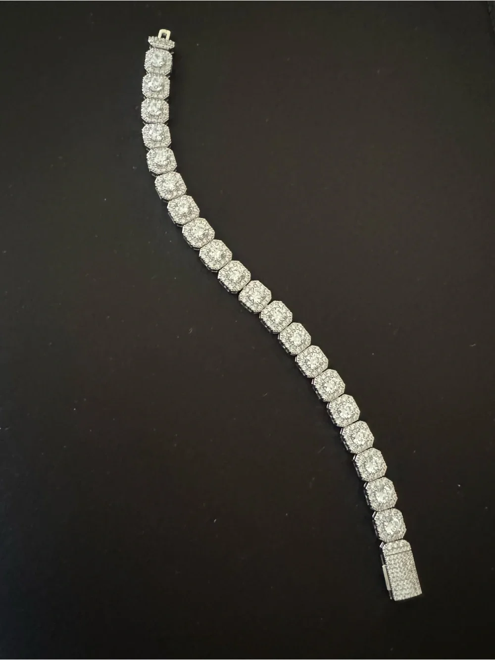 Moissanite VVs diamond bracelet 8”